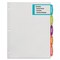 Avery 11 x 8.5 Big Tab Printable Label 5-Tab Dividers - White/Large (20/Pack)